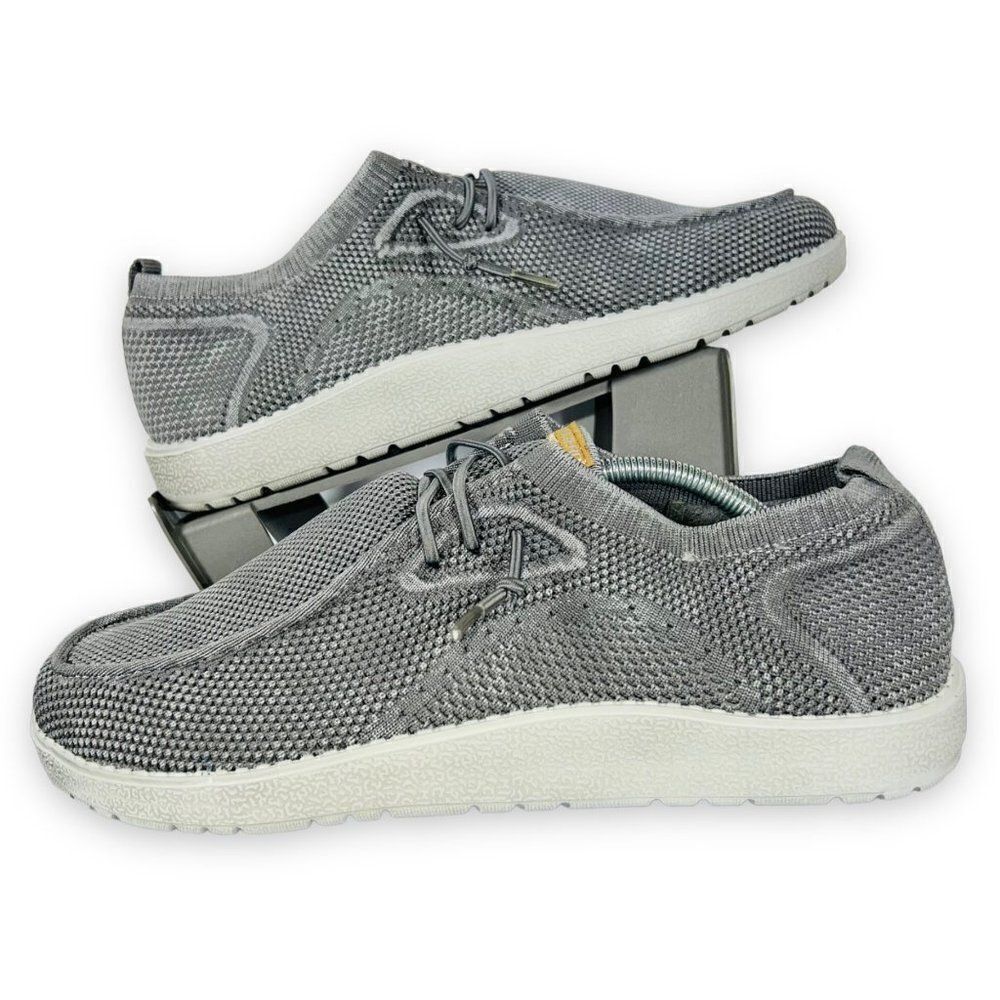 ITAZERO Slip-on Casual Loafers Grey Men's 12‎